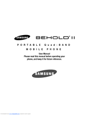 Samsung Behold II SGH-t939 User Manual