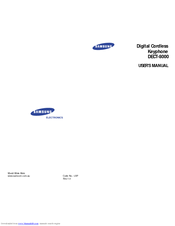 Samsung DECT-8000 User Manual
