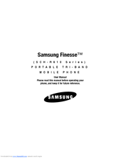 Samsung FINNESSE SCH-R810 Series User Manual
