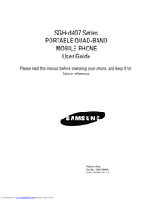 Samsung GH68-09490A User Manual