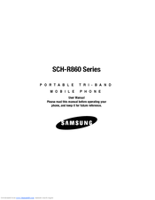 Samsung SCH-R860 Series User Manual