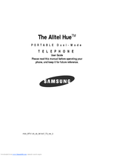Samsung Alltel Hue User Manual