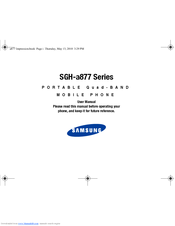 Samsung SGH-a877 Series User Manual