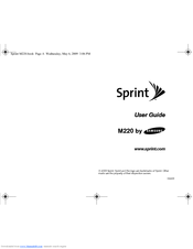 Samsung M220 User Manual