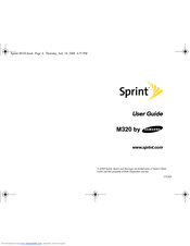 Samsung M320 User Manual