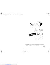Samsung SPH-M330 User Manual