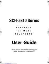 Samsung A310 - SCH Cell Phone User Manual