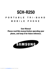 Samsung SCH R250 User Manual