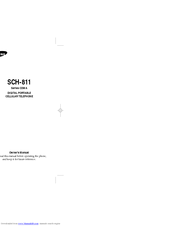 Samsung SCH-811 Owner's Manual