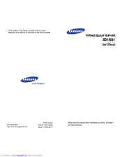 Samsung SCH-A591 User Manual