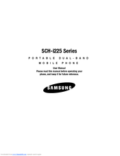 Samsung SCH-i225 Series User Manual