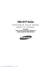 Samsung SGH A177 User Manual