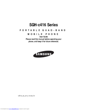Samsung SGH-C416 User Manual