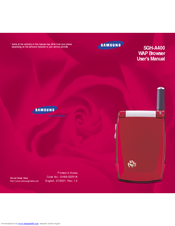 Samsung SGH-A400RA User Manual