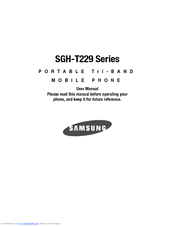 Samsung SGH-T229 Series User Manual