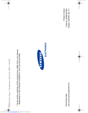 Samsung SGH-X480C User Manual