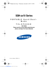 Samsung SGH-zx10 Series User Manual