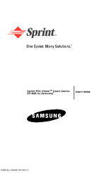 Samsung SP-i600 User Manual
