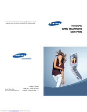 Samsung SGH-P400 User Manual