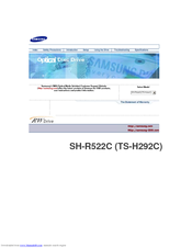 Samsung SH-R522C User Instructions