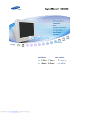 Samsung SyncMaster 1100MB Manual