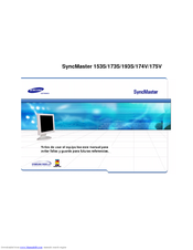 Samsung SyncMaster 174V User Manual