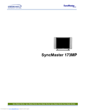 Samsung SyncMaster 173MP User Manual