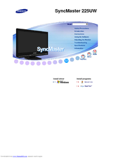 Samsung SyncMaster 225UN User Manual