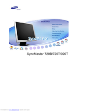 Samsung SyncMaste 721B User Manual