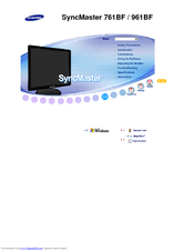 Samsung SyncMaster 761BF Owner's Manual