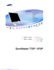 Samsung SyncMaster 770P User Manual