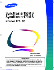 Samsung SyncMaster 170MB Instrucciones Para El Usuario