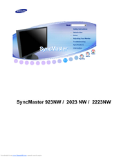 Samsung SyncMaster 2223NW User Manual