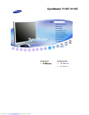 Samsung SyncMaster 711NT Owner's Manual