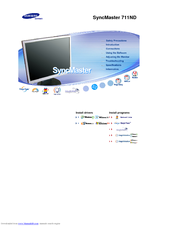 Samsung SyncMaster 711ND User Manual