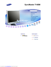 Samsung SyncMaster 714BM Owner's Manual
