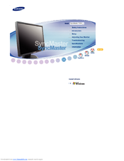 Samsung SyncMaster 723N User Manual