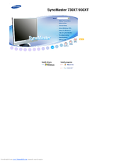 Samsung SyncMaster 730XT User Manual