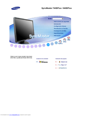 Samsung SyncMaster 740B Plus User Manual