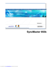 Samsung 955DF/AN19JS Owner's Manual