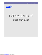 Samsung SyncMaster BN59-00954A_02 Quick Start Manual