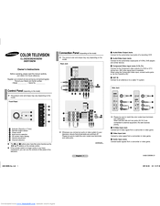 Samsung TELEVISOR EN COLOR CL-29Z30 Owner's Instructions Manual