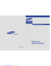 Samsung CL29Z7H, CL29Z6H, CL32Z7H, CL32Z6H, CL34Z7H, CL34Z6H Owner's Instructions Manual