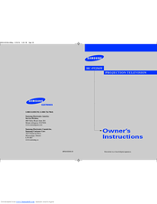 Samsung HC-P5256W Owner's Instructions Manual