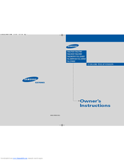 Samsung Tantus TSL 3095WHF Owner's Instructions Manual