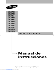 Samsung CL-21Z30MQL Manual De Instrucciones
