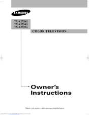 Samsung TX-R2728 Owner's Instructions Manual