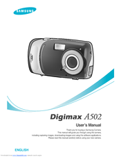 Samsung Digimax A502 User Manual