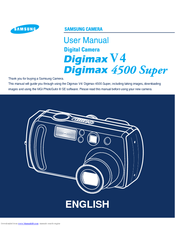 Samsung DIGIMAX V4 User Manual