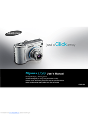 Samsung S1000 - Digimax Digital Camera User Manual